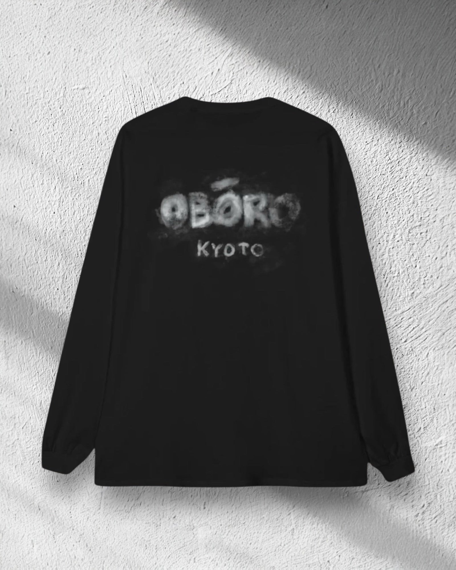 « HANDPAINT » T-shirt à manches longues oversize à effet peinture