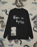 « HANDPAINT » T-shirt à manches longues oversize à effet peinture