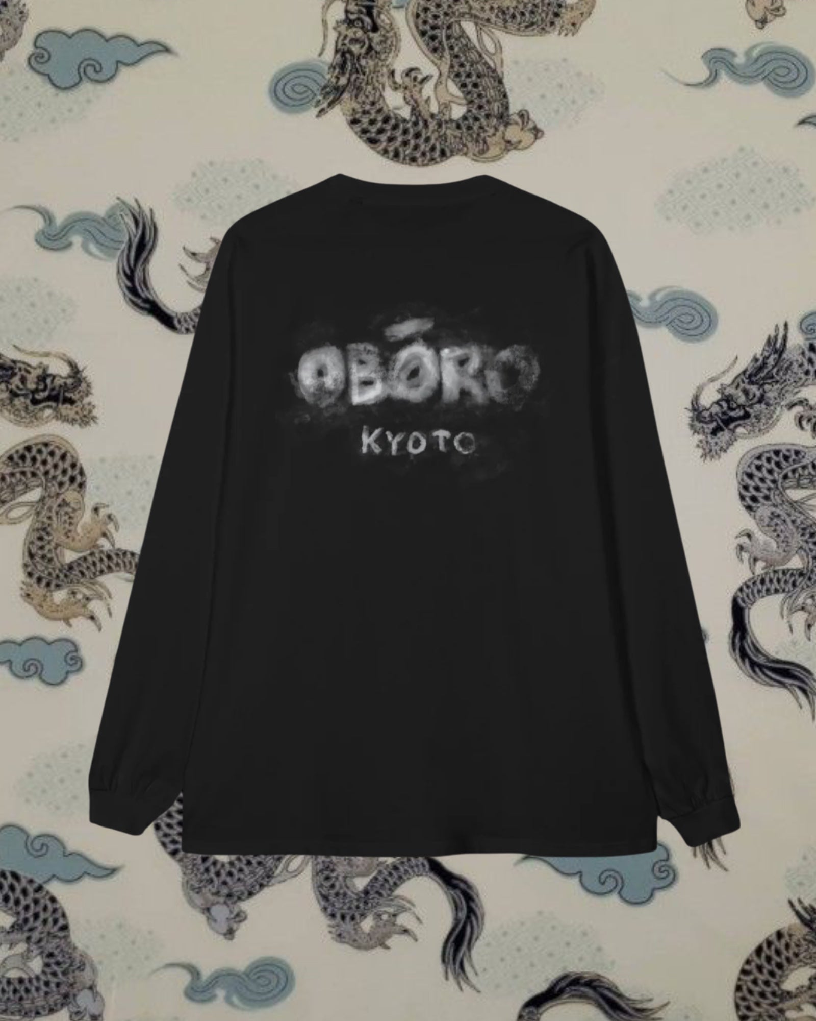 « HANDPAINT » T-shirt à manches longues oversize à effet peinture