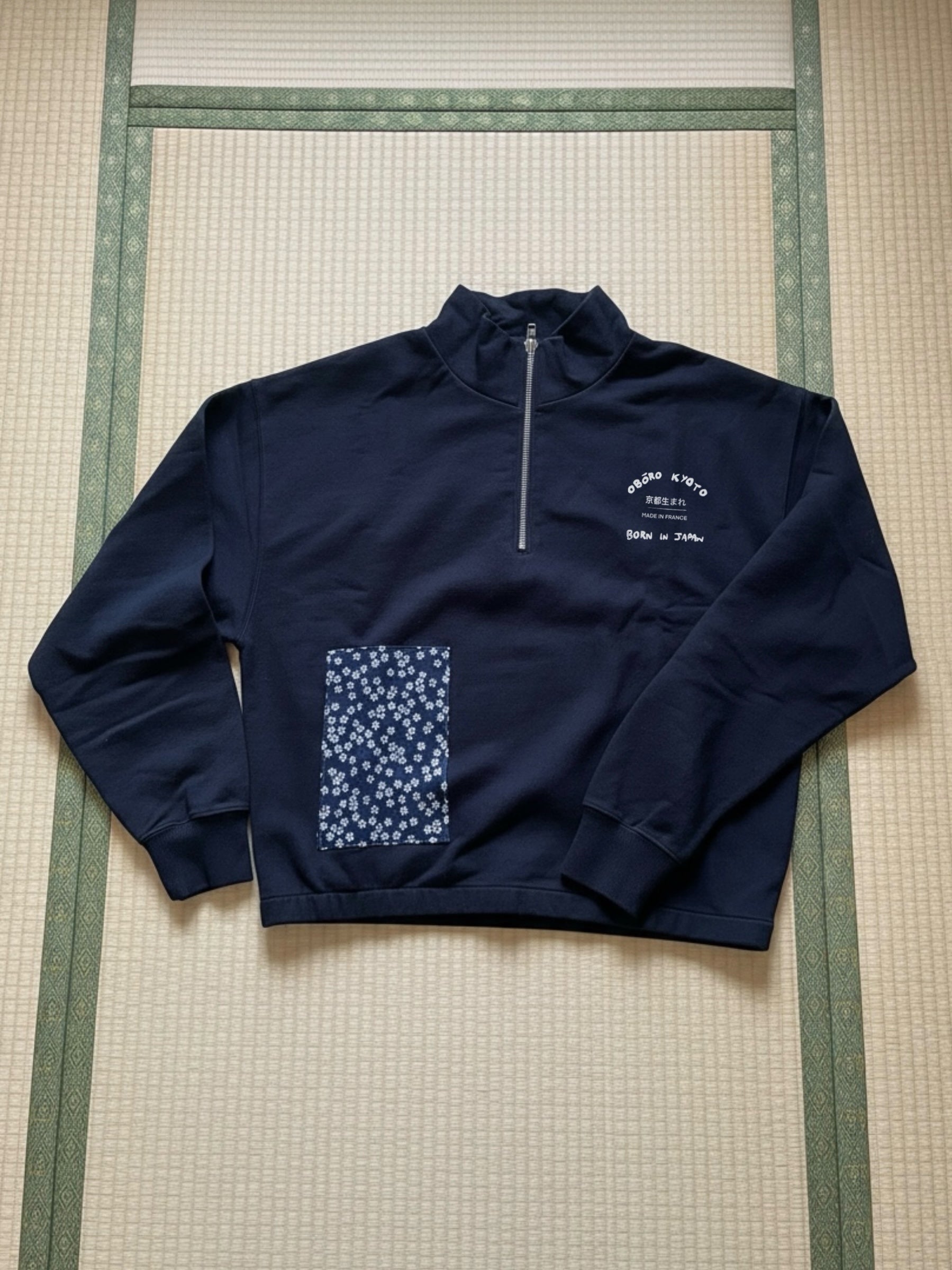 Quarter Zip Boxy - TOKYO NIGHTS