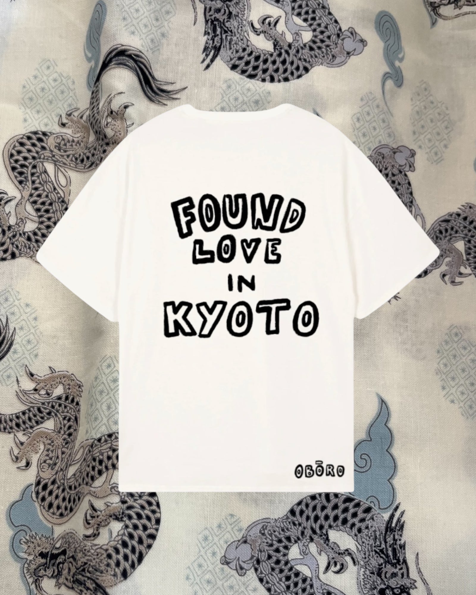 T-shirt Oversize FOUND LOVE IN KYOTO